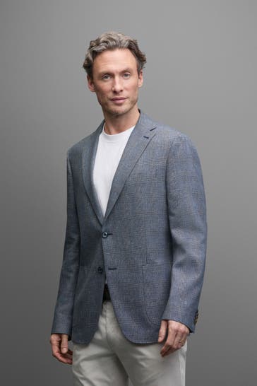 DIGEL Business-Sakko Edward Schieferblau Modern Fit