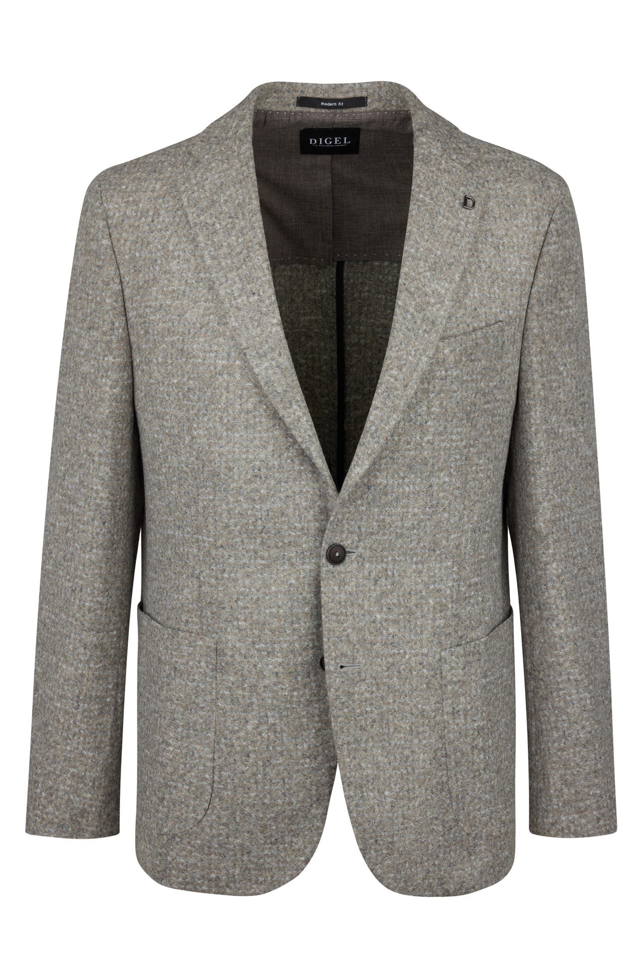 DIGEL Business-Sakko Edward-ST grau Modern Fit, Bild 1