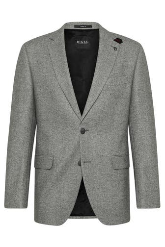 DIGEL Business-Sakko Ezzo-G Grau Modern Fit