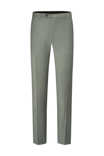 DIGEL Business-Hose Nanno Olivgrün Slim