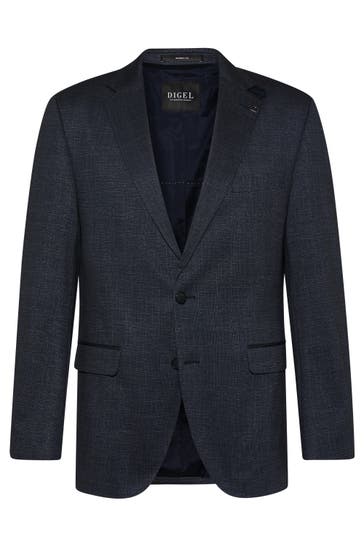 DIGEL Business-Sakko Ezzo-ST Dunkelblau Modern Fit