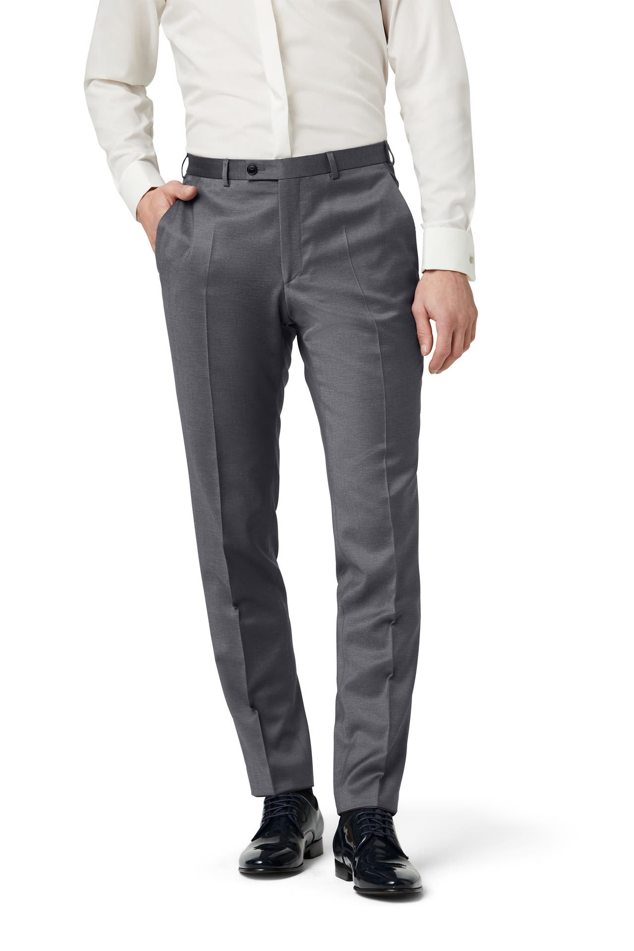DIGEL Business-Hose Franco Hellgrau Slim, Bild 1