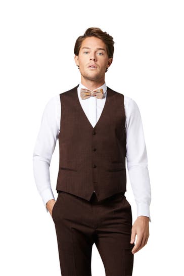 DIGEL Anzug Laurent Rostbraun Slim Fit