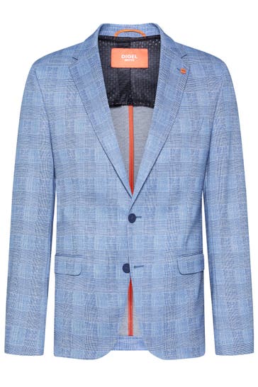 DIGEL Casual-Sakko Anello-ST Hellblau Slim Fit