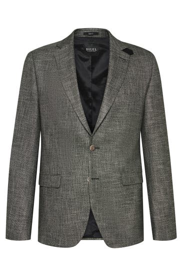 DIGEL Business-Sakko Ezzo-G Grün Modern Fit
