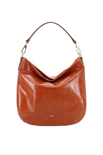 ABRO Schultertasche HEATHER caramel/cognac