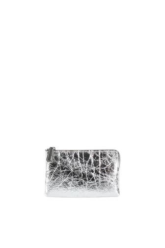 ABRO Kulturbeutel Kosmetiktasche silver