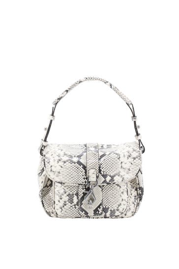 ABRO Schultertasche STAR SADDLE beige