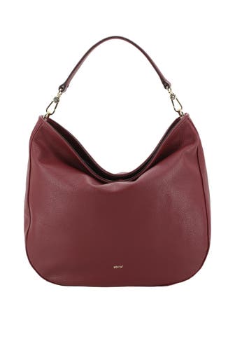 ABRO Schultertasche Mia bordeaux