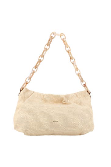 ABRO Schultertasche DAYA natural/caramel