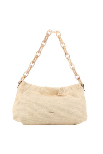 ABRO Schultertasche DAYA natural/caramel