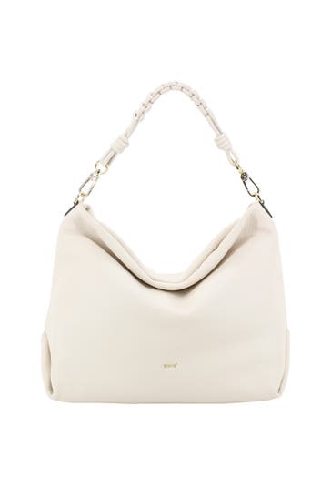 ABRO Schultertasche POPPY beige
