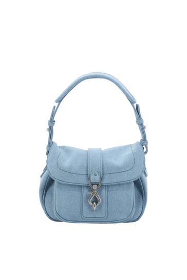 ABRO Schultertasche STAR SADDLE light blue/fairy