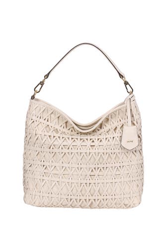 ABRO Schultertasche LARA beige