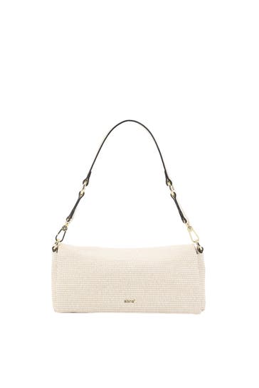 ABRO Schultertasche MILA beige