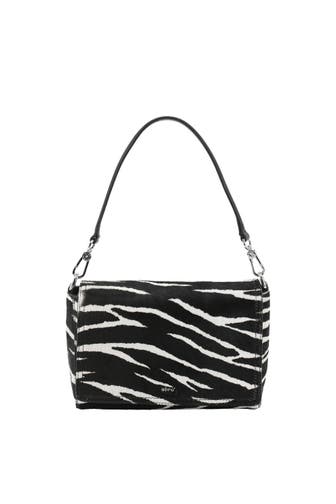 ABRO Schultertasche FLAT black/white