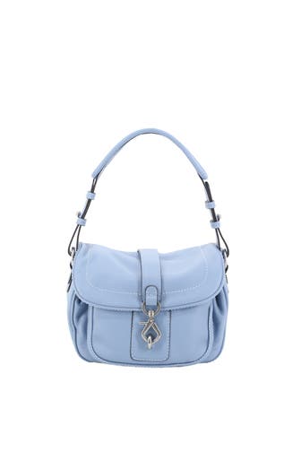 ABRO Schultertasche STAR SADDLE light blue/fairy