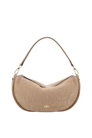 ABRO Schultertasche WILLOW camel/caramel