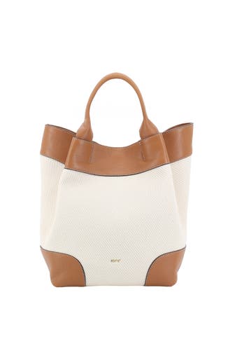ABRO Shopper Shopper ESSENTIAL medium ivory/cuoio