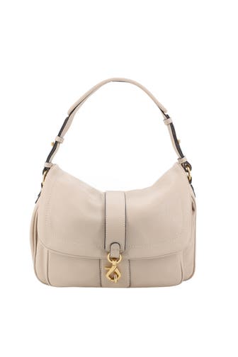 ABRO Schultertasche STAR SADDLE natural