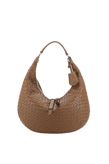 ABRO Schultertasche NANA caramel/cognac