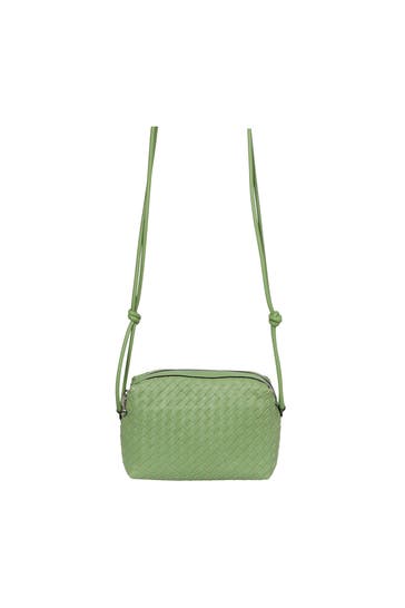 ABRO Umhängetasche KNOTTED Lime