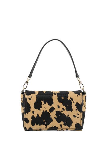 ABRO Schultertasche FLAT natural/black
