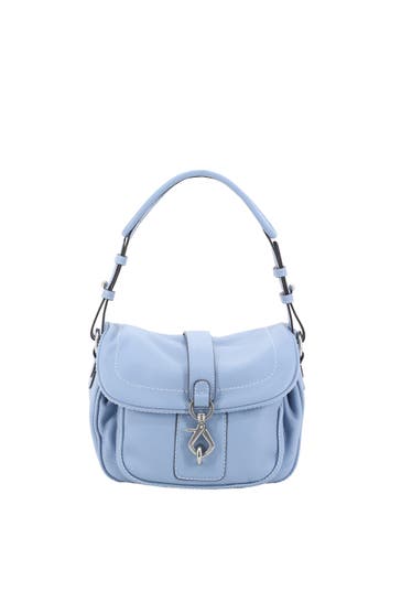 ABRO Schultertasche STAR SADDLE light blue/fairy