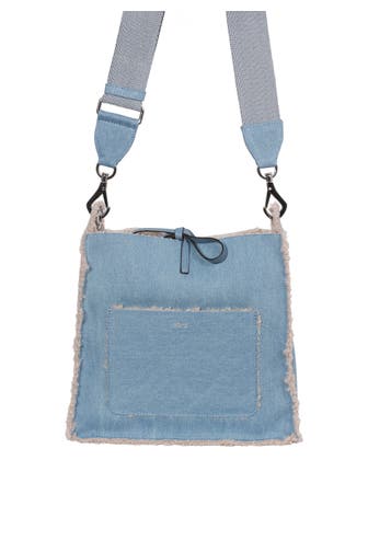 ABRO Umhängetasche RAQUEL light blue/taupe