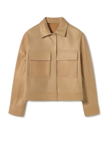 LOTTUSSE Lederjacke Barcelona Taupe