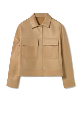 LOTTUSSE Lederjacke Barcelona Taupe