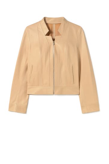 LOTTUSSE Lederjacke Barcelona Beige