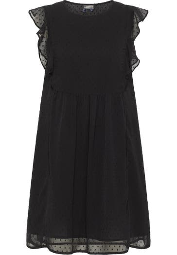 DREIMASTER Casual-Kleid SCHWARZ