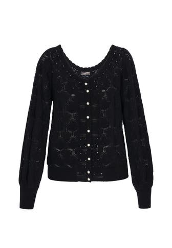 DREIMASTER Strickjacke black