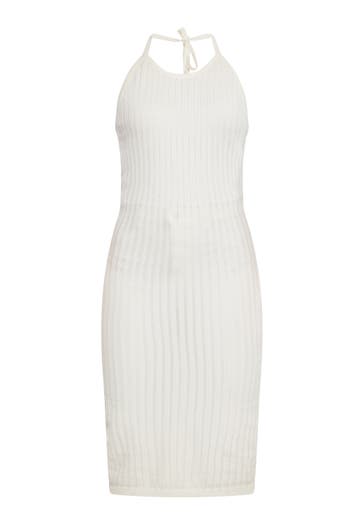 MYMO Casual-Kleid Wollweiss