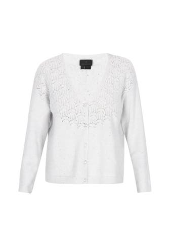 DREIMASTER Strickjacke offwhite