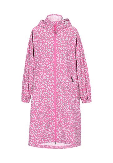 SCHMUDDELWEDDA Regenjacke aqua pink leo