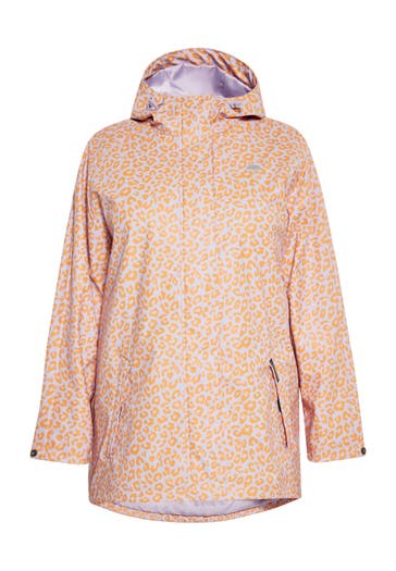 SCHMUDDELWEDDA Regenjacke Pastelllavendel Orange Leo