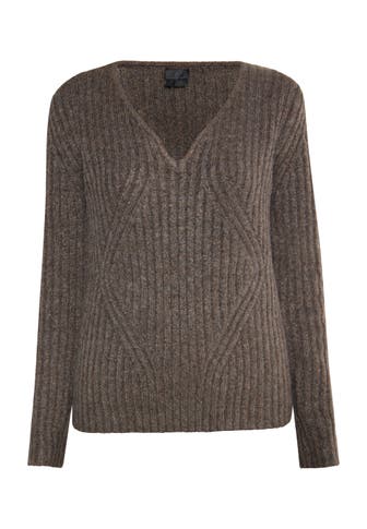 DREIMASTER Pullover Braun