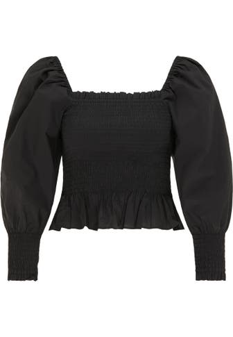 MYMO Casual-Bluse Schwarz