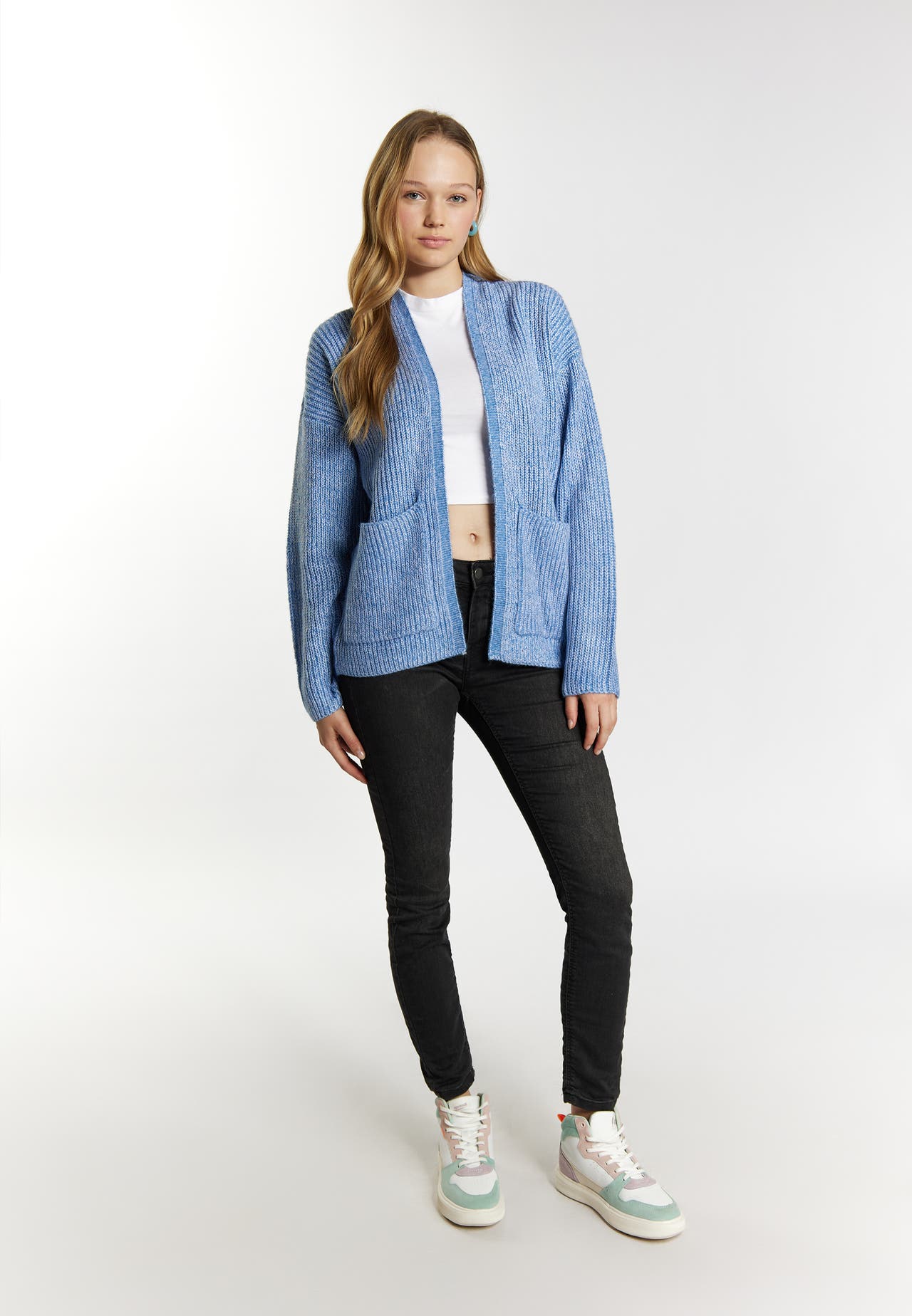 MYMO Strickjacke Himmelblau, Bild 1