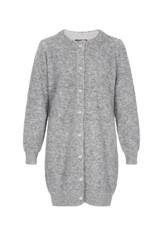DREIMASTER Strickjacke grey melange