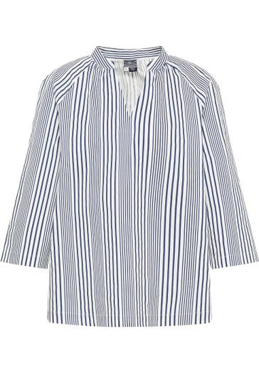 DREIMASTER Tunika Wollweiss Marine