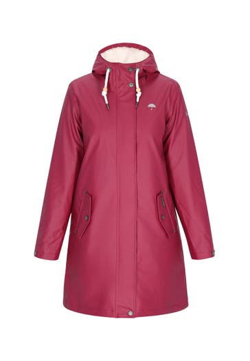 SCHMUDDELWEDDA Regenjacke wine red