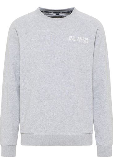 DREIMASTER Sweatshirt Hellgrau Melange