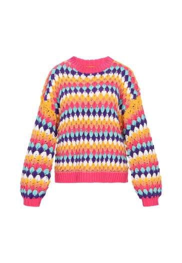 MYMO Pullover pink multicolor