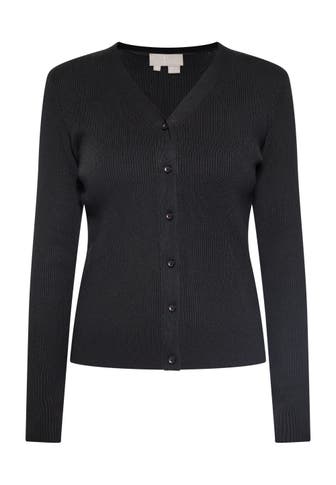 DREIMASTER Strickjacke Schwarz