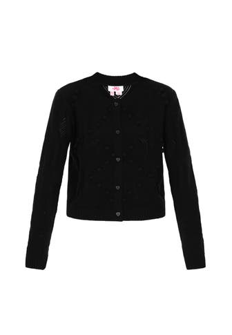 MYMO Strickjacke black