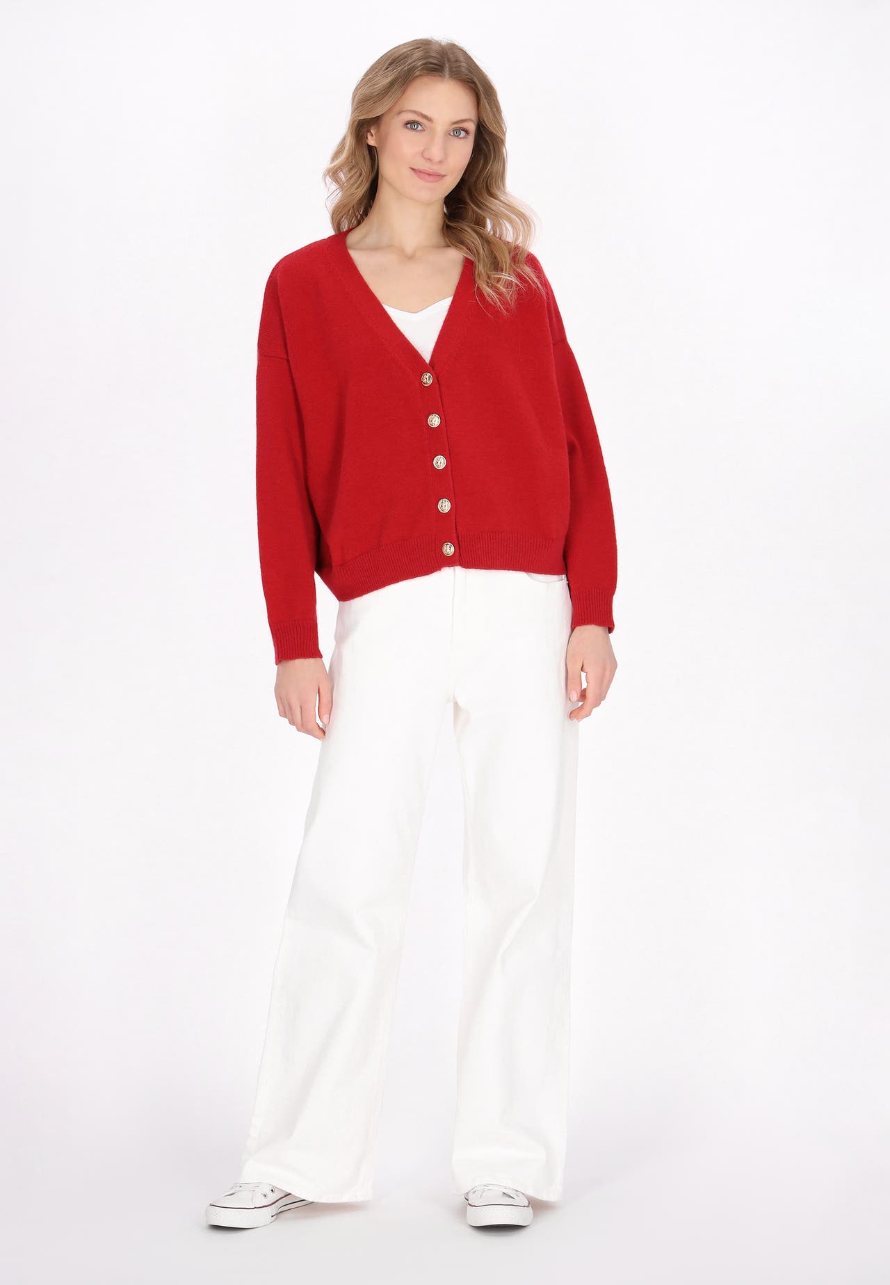 DREIMASTER Strickjacke red, Bild 1