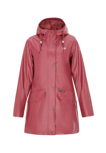 SCHMUDDELWEDDA Regenjacke burgundy